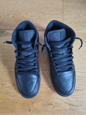 AIR JORDAN Mid Schwarz 42, Black, Nike - Main Image