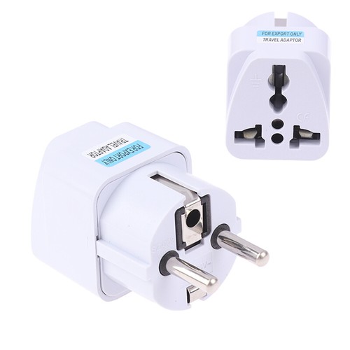 KR Plug Adapter AU UK US To EU Electrical Socket Type E/F France Spain Plug - Photo 11/12