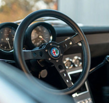 Pulsador de bocina Alfa Romeo Milano 75 para volantes MOMO, OMP, Sparco, NRG