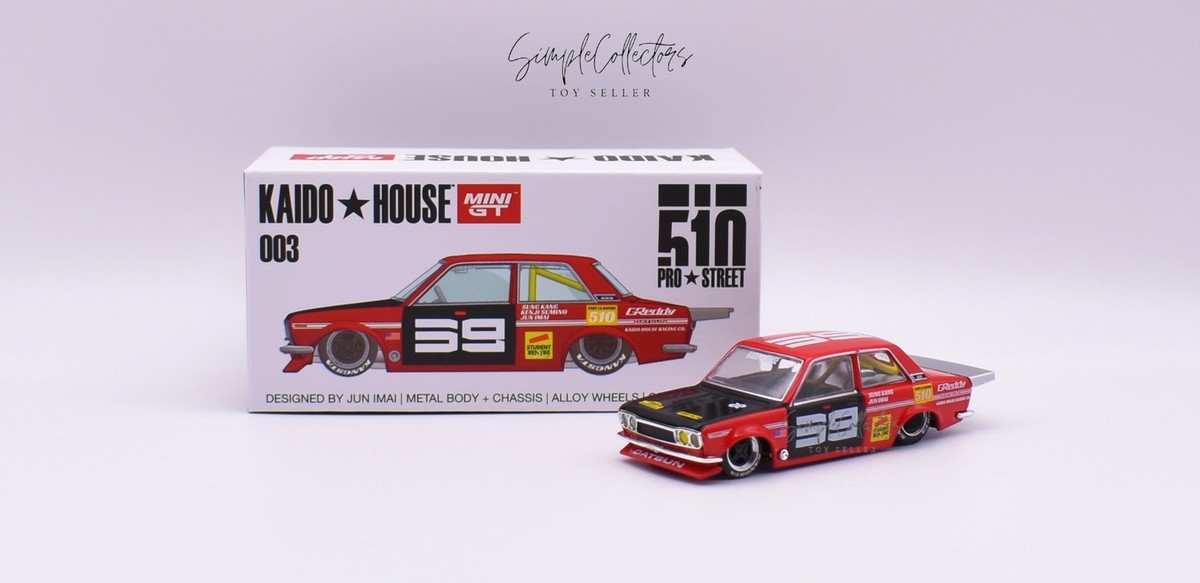 Mini GT x Kaido House Datsun 510 Pro Street SK510 RED