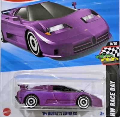 INHAND Hot Wheels 2025 Case L Mainline ' 94 Bugatti EB110 SS - Int
