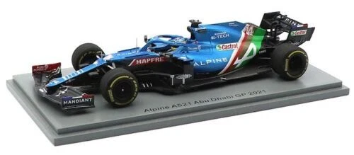 SPARK MODELLINO AUTO 1:43 F1 ALPINE A521 ALONSO GP ABU DHABI 2021 F1 MODELLISMO - Immagine 4 di 4