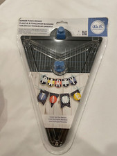 We R Memory Keepers Banner Punch Board Hole Punch Cutting Template Swivel Blade