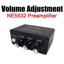NE5532 Pre Amplificatore Regolatore di Tono Amplificatore Stereo Attivo Tipo Attenuazione Passiva