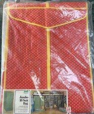 VTG/Retro Hanging Closet Jumbo Dress Clothing Bag Storage Granny Core Floral