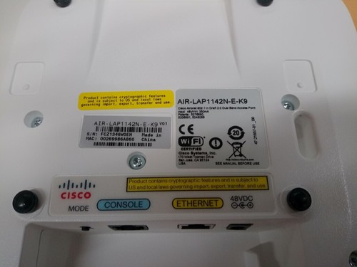 Cisco Aironet AIR-LAP1142N-E-K9 Dual-Band Wireless-N Access Point 300Mbps - Afbeelding 3 van 4