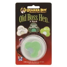 Quaker Boy 11308 Old Boss Hen Turkey Mouth Call 3pk
