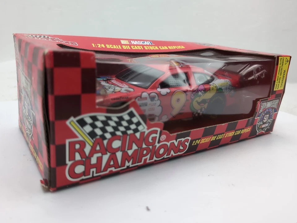 Jerry Nadeau #9 1998 Cartoon Network 1:24 acción NASCAR diecast banco coche en caja  Foto 2 de 4