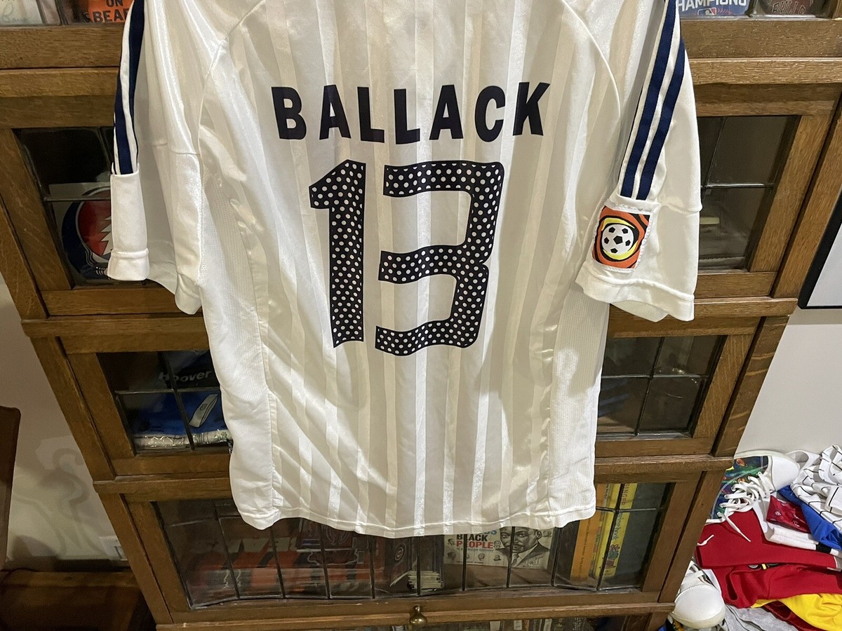 VTG Micheal Ballack #13 FC Bayern Munchen White ADIDAS T-Mobile