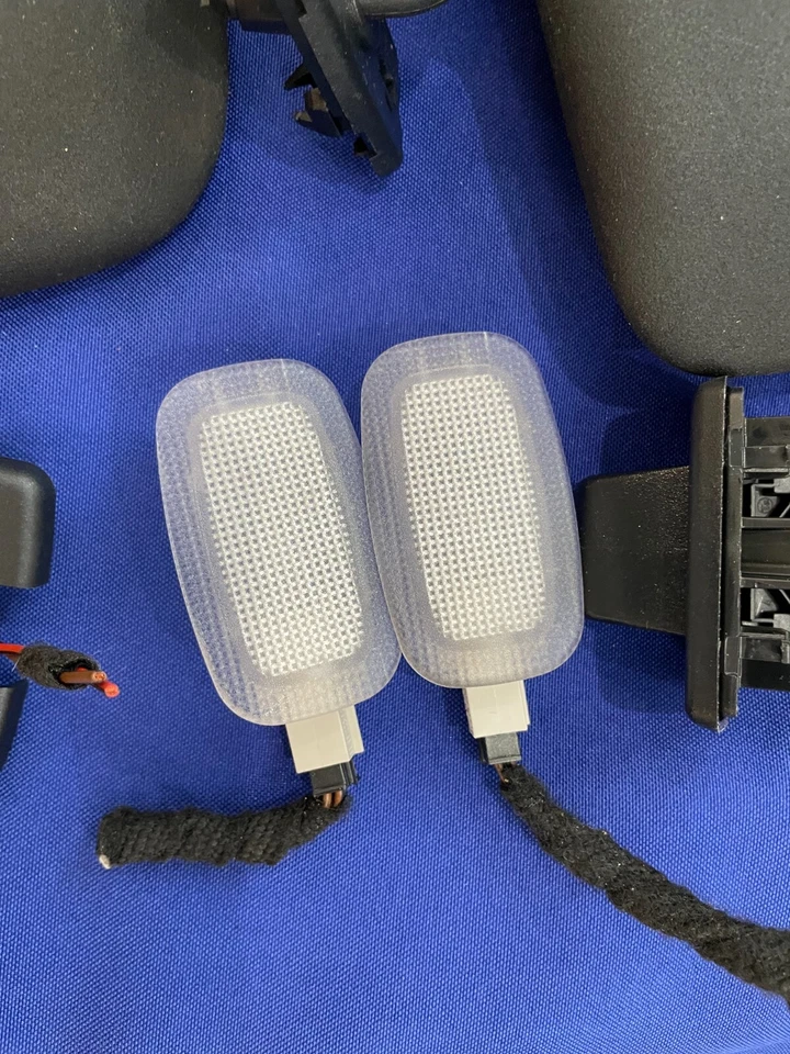 '08-14 Mercedes W204 C250 C300 C350 Front Right & Left Sunvisor Sun Visor Black - Image 3 of 4