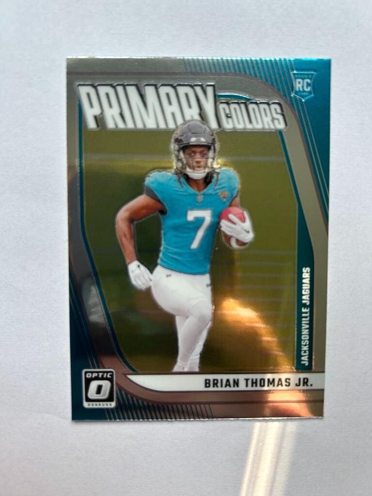 Brian Thomas Jr. RC, Primary Colors #19 - 2024 Panini Donruss Optic