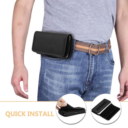 Belt Waist Bag Phone Carrying Pouch Phone Holder Case Cards Storage Bag - 第 8/12 張圖片