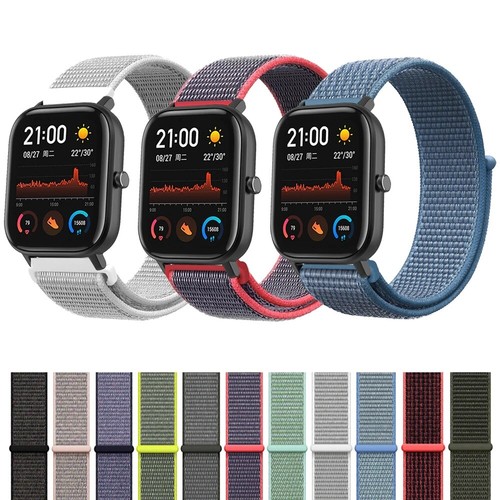 Correa para Amazfit GTS 20mm Nylon tela deporte MESH Milanaise strap band  correa | eBay