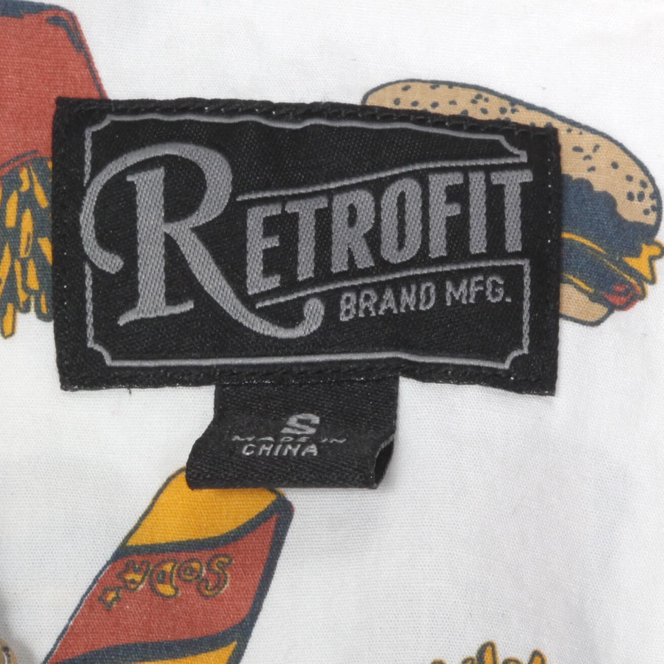 RETROFIT Fast Food Burger Soda Soft Serve Short Sleeve Mens Shirt size Small 184 - Image 4 of 4