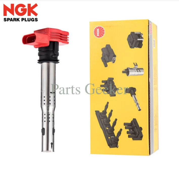 06E905115A OEM NGK Bobina de encendido X 8 para Audi A6 A8 Q7 R8 S5 4,2 L V8 U5014 Foto 3 de 4