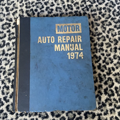 Motor's Auto Repair Manual Illustrated 1974 Hardcover Preowned VTG eBay