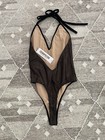 Cosmo x Dress the Population Bodysuit, NWT, Size Large, Nude/Black Color — photo 3