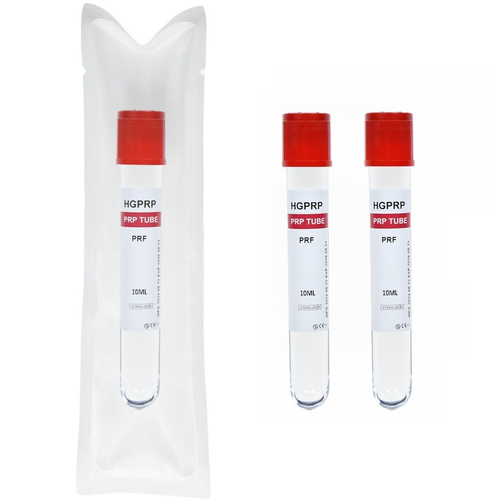 NEU 10 ml rote PRF Röhrchen Einweg Reagenzgläser Glasröhrchen ohne Gel - 50 Röhrchen - Bild 3 von 12