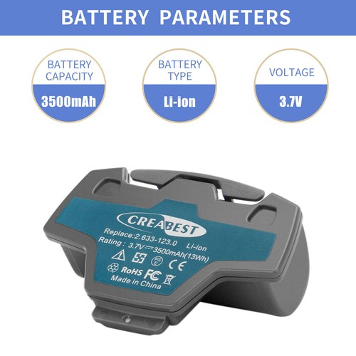 Exmate 3.7V 2.5Ah Akku Für KARCHER WV5, 4.633-083.0, Lithium Ionen Akku