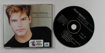 Ricky Martin The Cup Of Life EU CD-Maxi 1998 World Cup 1998 Hypesticker