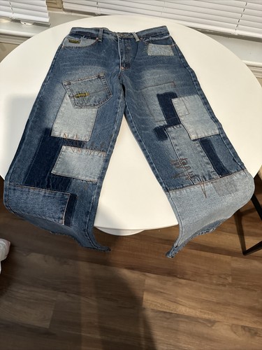 Y2K Brooklyn Xpress Jeans 30x29 18/29 Grunge Skater Vintage Light Blue - Picture 5 of 6
