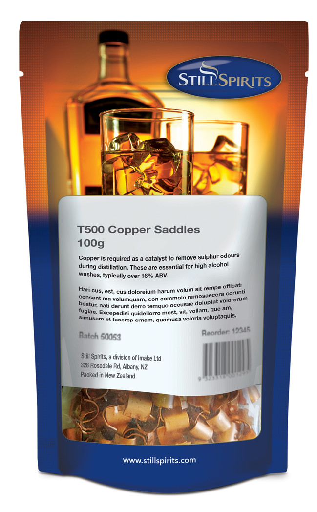 Still Spirits Copper Saddles 100g T500 reflux distilling.
