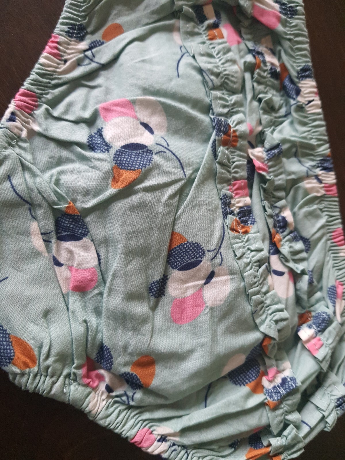Baby Boden Girl’s Balloon's Dress Pink Blue 3 6 Months spring match bloomers image 6