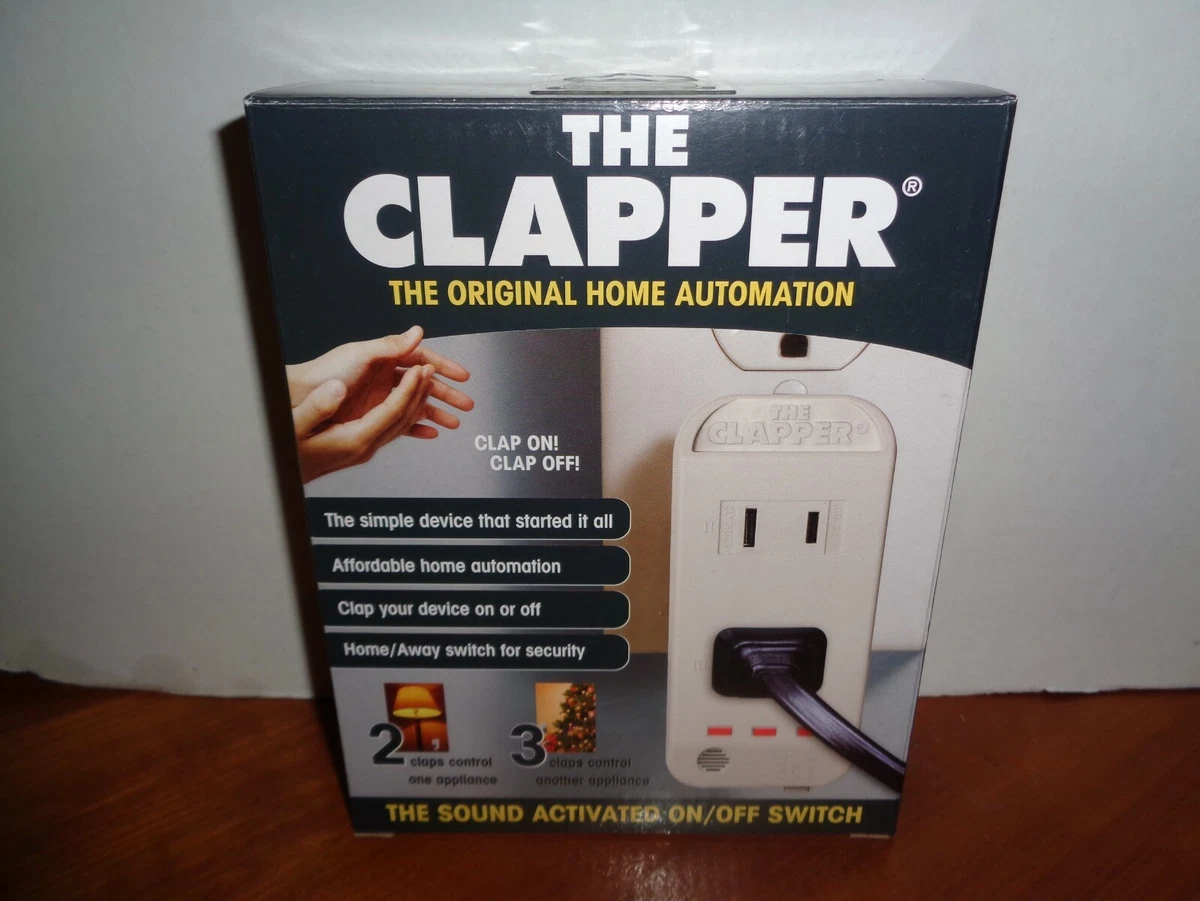 The Clapper Clap On Clap Off With two outlets 2 claps 3 claps New in sealed  box