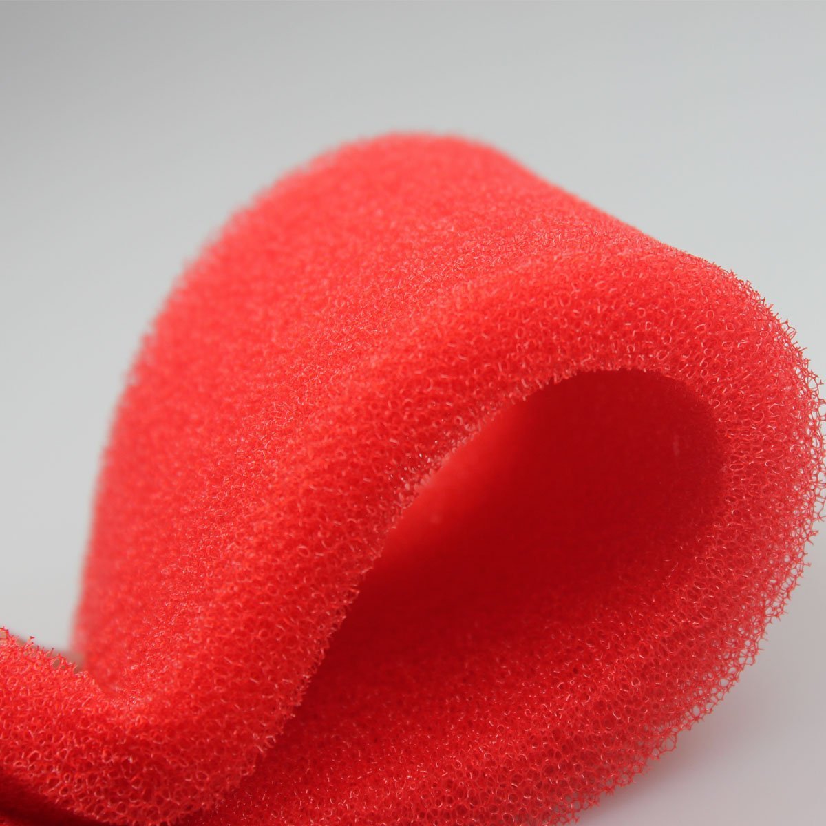 RED 48mm Bent Angled Foam Air Filter Pod PIT PRO Trail Quad Dirt Bike - Foto 4