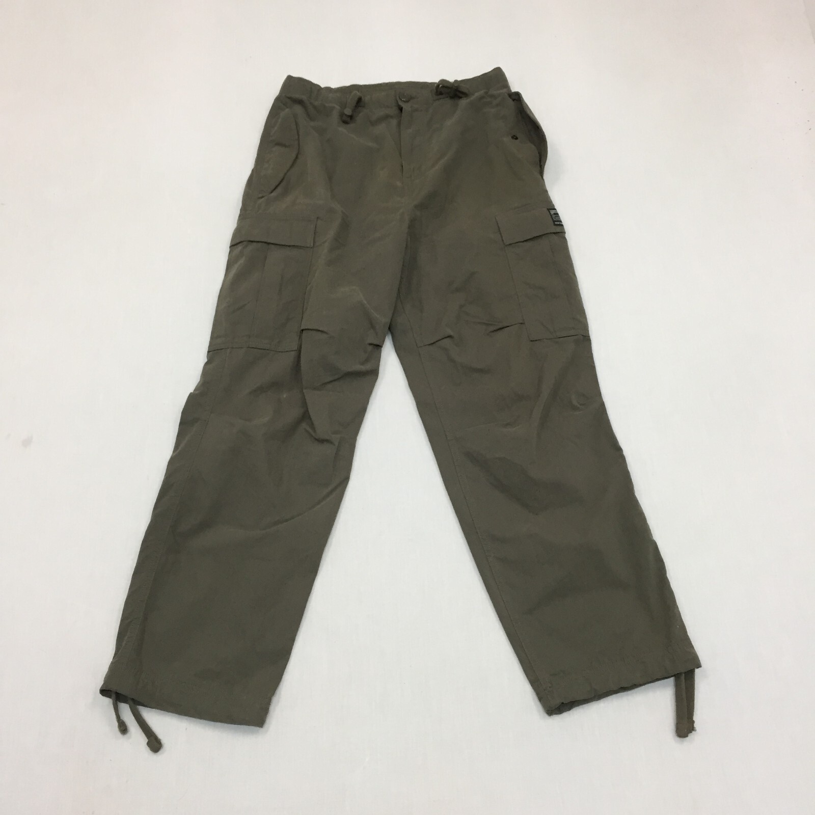 Superdry Mens W30 L30 Green Straight Cargo Military Combat Utility Trousers