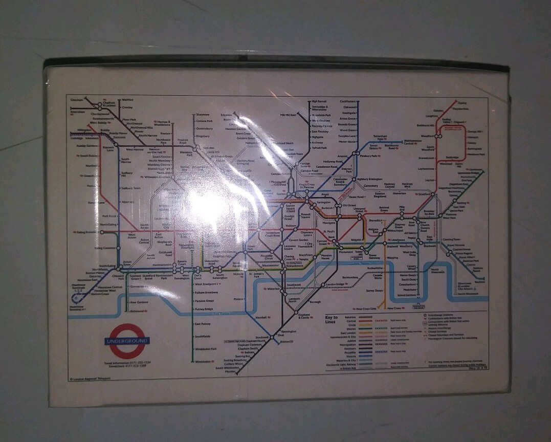 London Underground Map De Luxe Playing Cards Poker Size for sale online