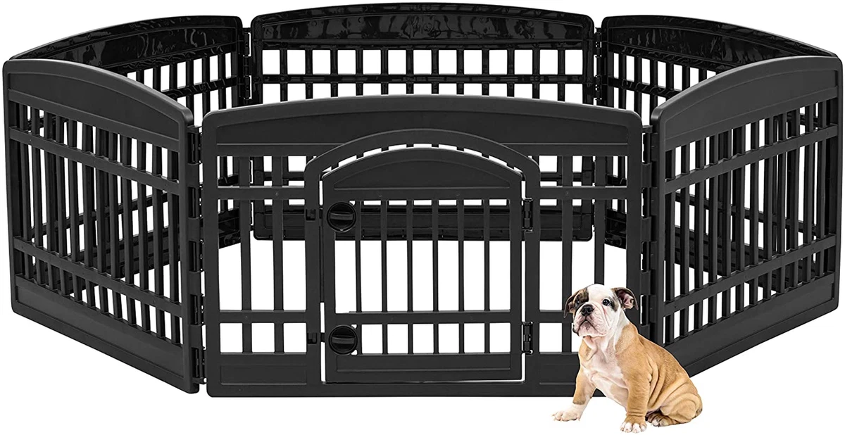 Pet playpen top with door