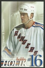 Bobby Holik New York Rangers Team Issued Hockey Photo Card