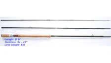Dblue Customized Travel Fly Rod 3 pcs 9'9" + Sock&Tube