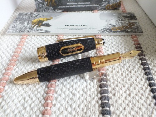 Montblanc Around the World in 80 Days Solitaire LeGrand 146 18K Fountain Pen - 第 10/19 張圖片
