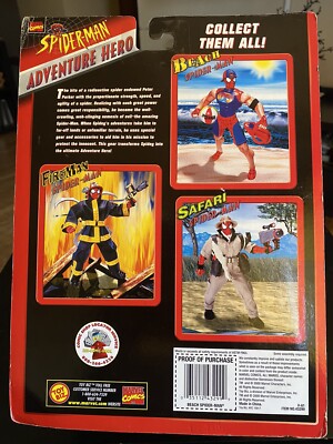 VERY RARE! Marvel Spider-Man Adventure Hero Beach 10 Inch Figure