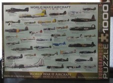 WORLD WAR II AIRCRAFT - NEW - EUROGRAPHICS PUZZLE