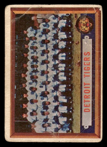 1957 Topps #198 Detroit Tigers