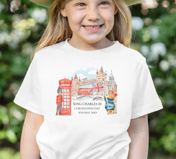 London t top shirt kids