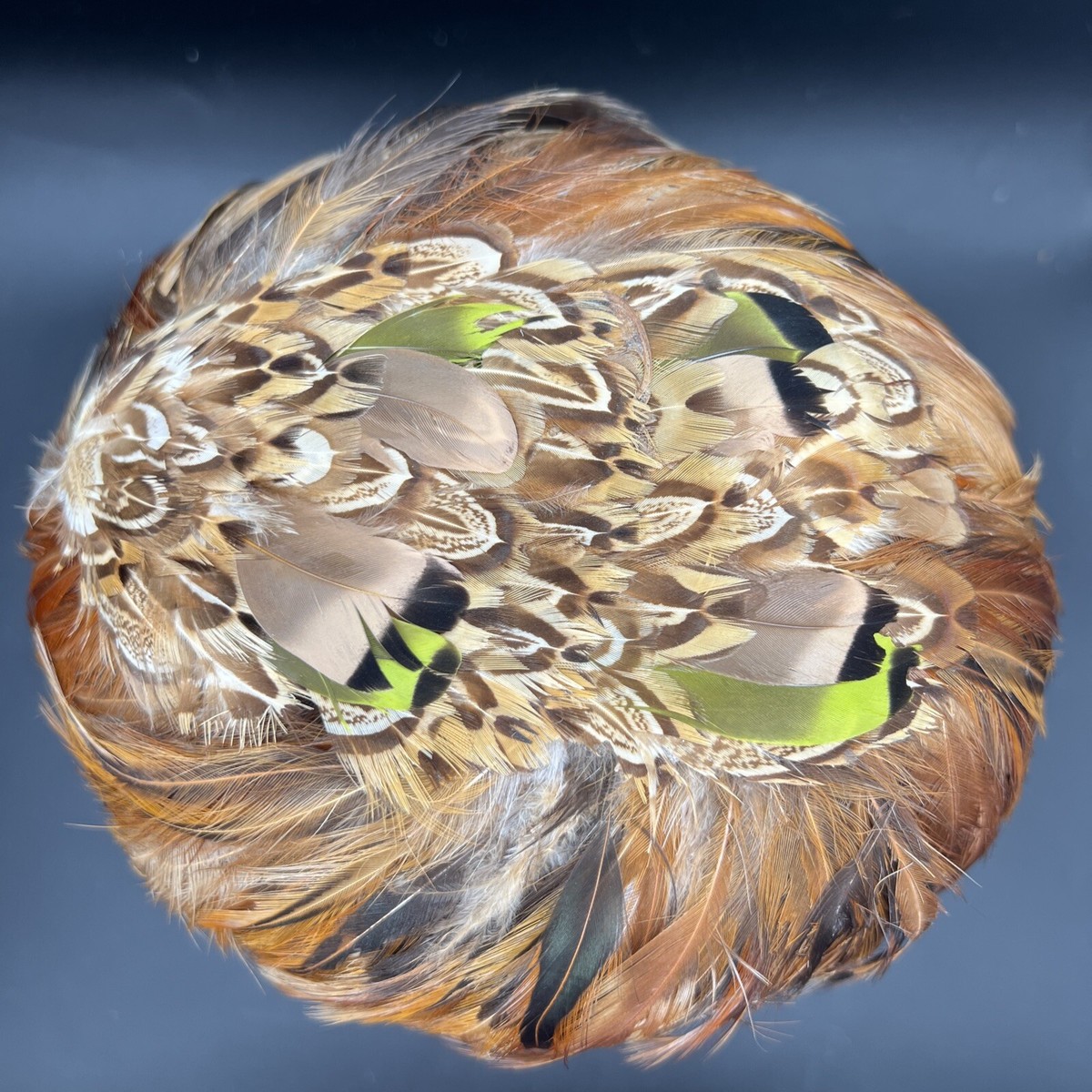 Vintage pheasant feather skullcap il_fullxfull.4505889961_poqu.jpg main image 3