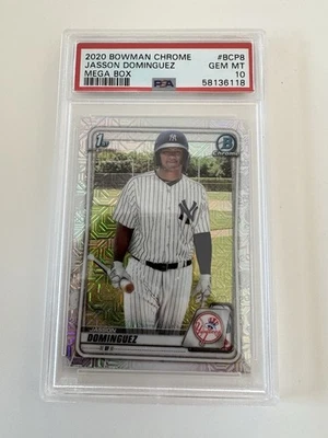 2020 Bowman Chrome Jasson Dominguez PSA 10 - Bild 1 von 2