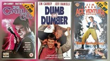 Jim Carrey VHS Bundle x3 Cable Guy Dumb and Dumber Ace Ventura PAL UK