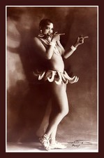 JOSEPHINE BAKER - 1927 Banana Skirt Image - BIG MAGNET 3.5 x 5 in