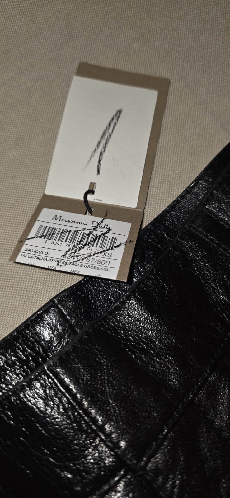 Massimo Dutti Leather Pants thumbnail 4
