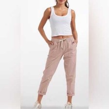 NWOT Vuori Ripstop Pants Women M Coconut Pink Athleisure Jogger Outdoor Gorp