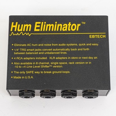 Ebtech Hum Eliminator 2 - 2-Channel Hum Eliminator