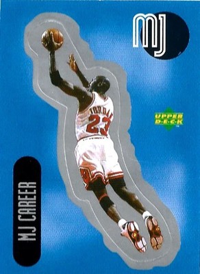 1998-99 Upper Deck Michael Jordan MJ Sticker Collection - Red Back #SU23 Bulls