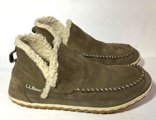 LL Bean Women's Mountain Slippers Boot Mocs Dark Cement Size10 M Camping Comfort