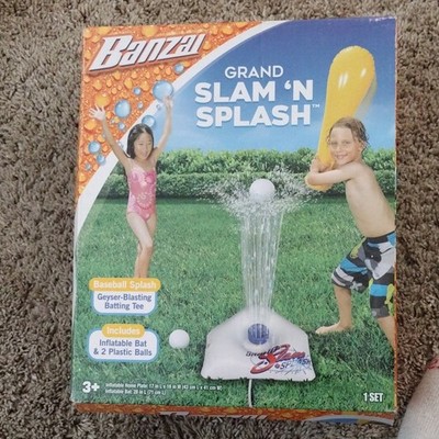 Banzai Grand Slam n Splash Water Baseball Game Practice Set - New In Box.