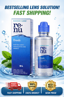 Bausch + Lomb Renu Fresh 120ml Contact Lens Solution Multi Purpose